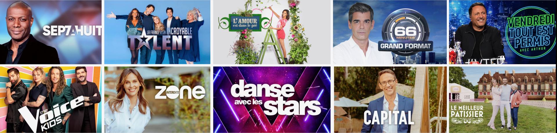 Les émissions à succès TF1 et M6 sur ©CALEDONIA