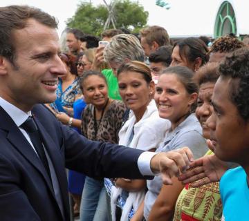Visite Emmanuel Macron NC ©Caledonia