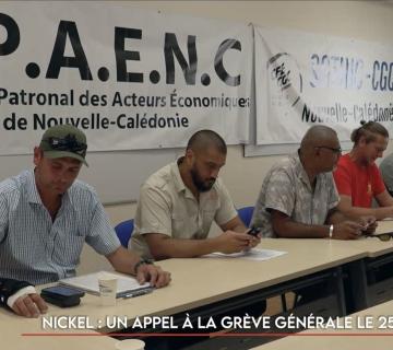 Nickel : un appel à la grève générale le 25 janvier