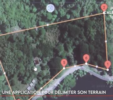 Une application pour délimiter son terrain