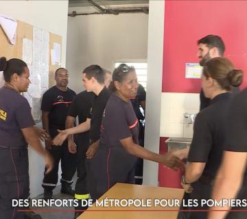 Des renforts de métropole pour les pompiers calédoniens