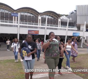 3 500 étudiants rentrent à l’université cette année