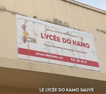 Le lycée Do Kamo sauvé